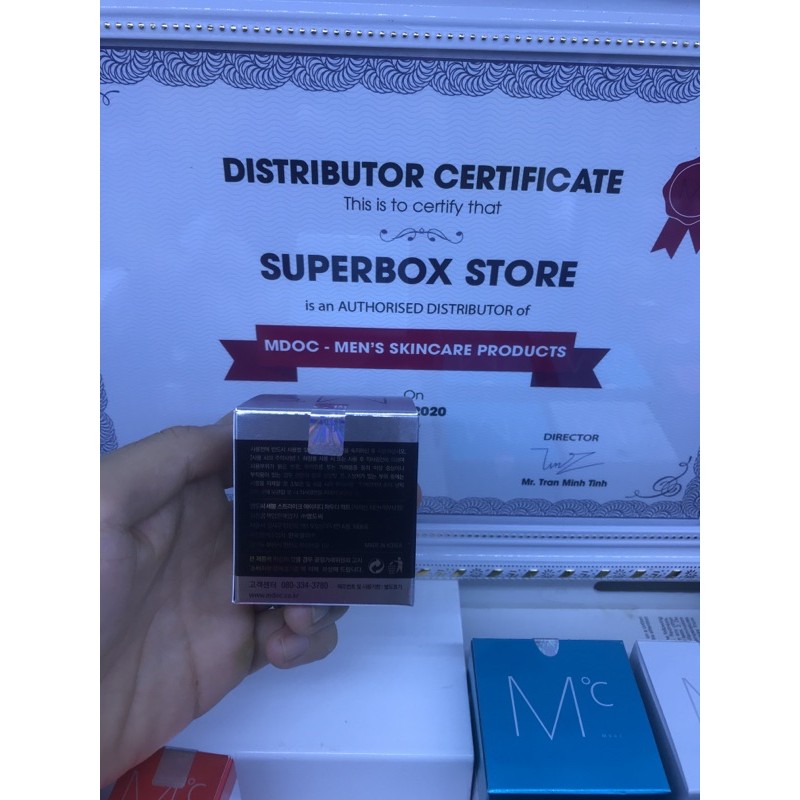 Phấn phủ kiềm dầu MdoC Sebum Strike HD Powder Pact 12ml - Mỹ Phẩm Nam - Hàn Quốc