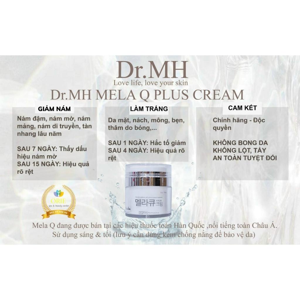 Kem Nám Dr.MH Mela Q Plus Cream Hàn Quốc, Giúp Ngăn Ngừa Nám Tàn Nhang, Dưỡng Trắng Da Và Chống Lão Hóa - 50ml