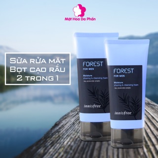 Sữa rửa mặt và bọt cạo râu 2 in 1 Innisfree 150ml