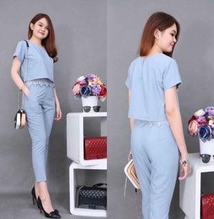 Sét Bộ Viền Cá Tính Đen-Xám-Xanh