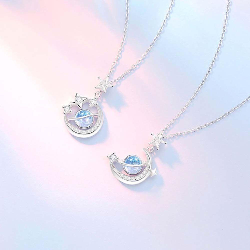 Vòng cổ Mặt Hình Trăng Sao Thanh Lịch Cho Nữ
