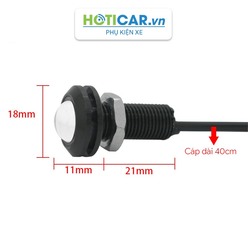 Bộ đèn LED demi cúc áo EL1801