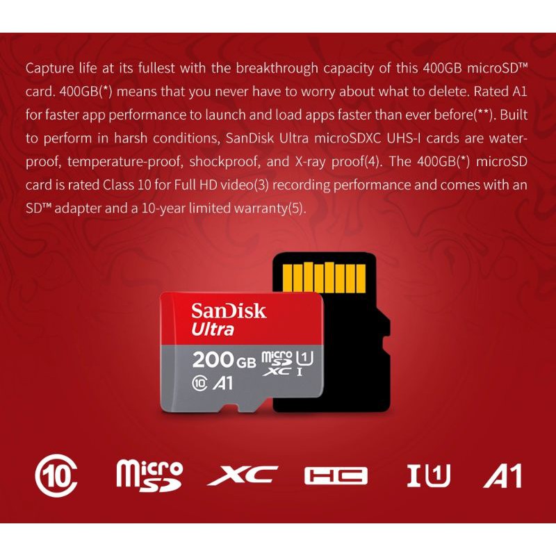 Thẻ Nhớ Sandisk 64gb Micro Sdxc (Giao Hàng Miễn Phí)