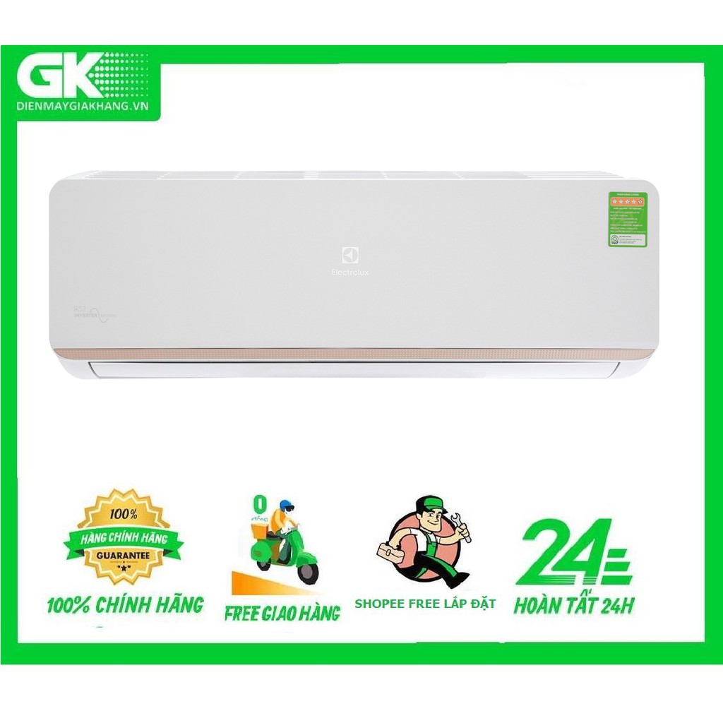 ESV09CRR-C6 - MIỄN PHÍ CÔNG LẮP ĐẶT- Máy lạnh Electrolux Inverter 1 HP ESV09CRR-C6 Mới 2020