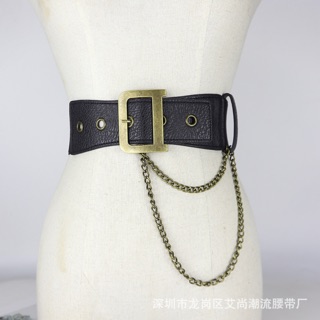 Belt đai lưng chưx D phối dây xích sang chảnh