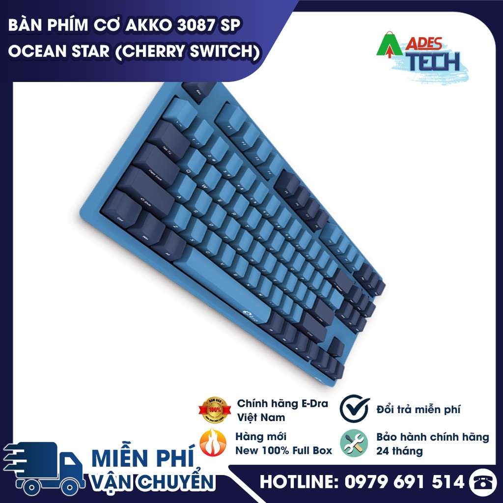 Bàn phím cơ AKKO 3087 SP Ocean Star  | Bảo hành 12 tháng