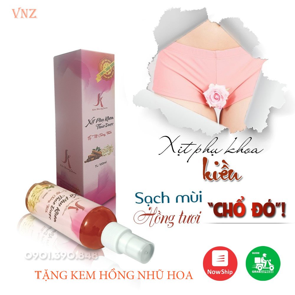 Xịt phụ khoa thảo dược kiều x3 se khít hàng chuẩn