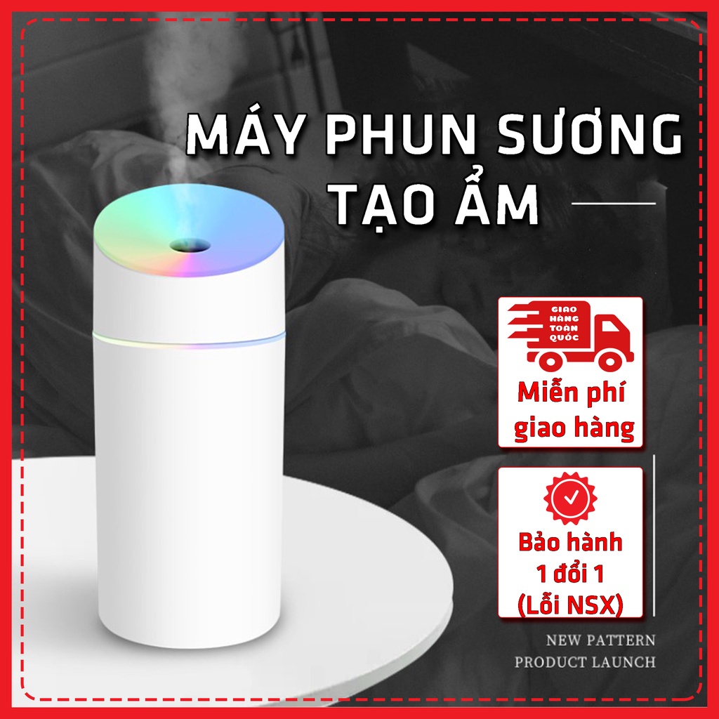 Máy Phun Sương, Máy Xông Tinh Dầu, Máy Phun Sương Tạo Ẩm Cầm Tay AURORA