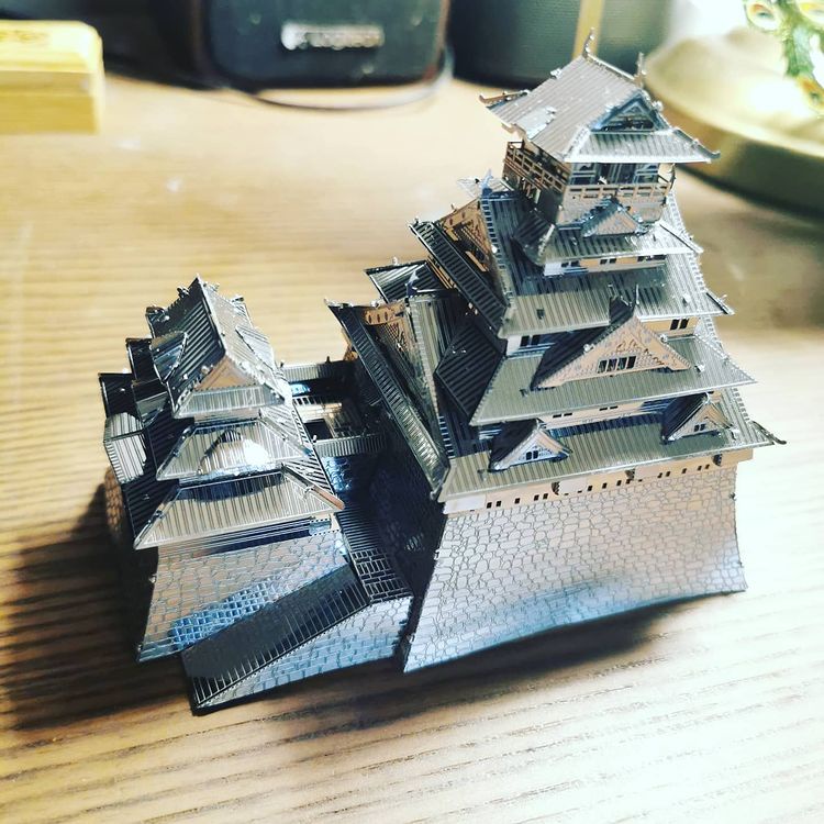 Mô Hình 3D Kim Loại Lâu Đài Osaka