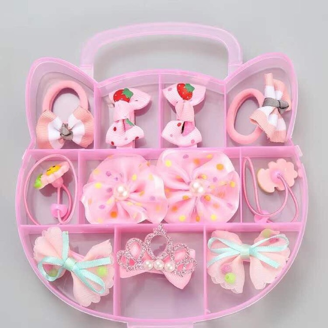 Bộ Đồ Dây Buộc Tóc Cho Bé- Set Dây Buộc Tóc Hình Hello Kitty