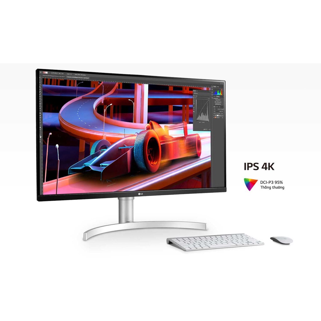 Màn hình đồ hoạ LG 32UN650-W 31,5 Inch (4K UHD/IPS/DCI-P3 95%/HDR) - Hàng chính hãng
