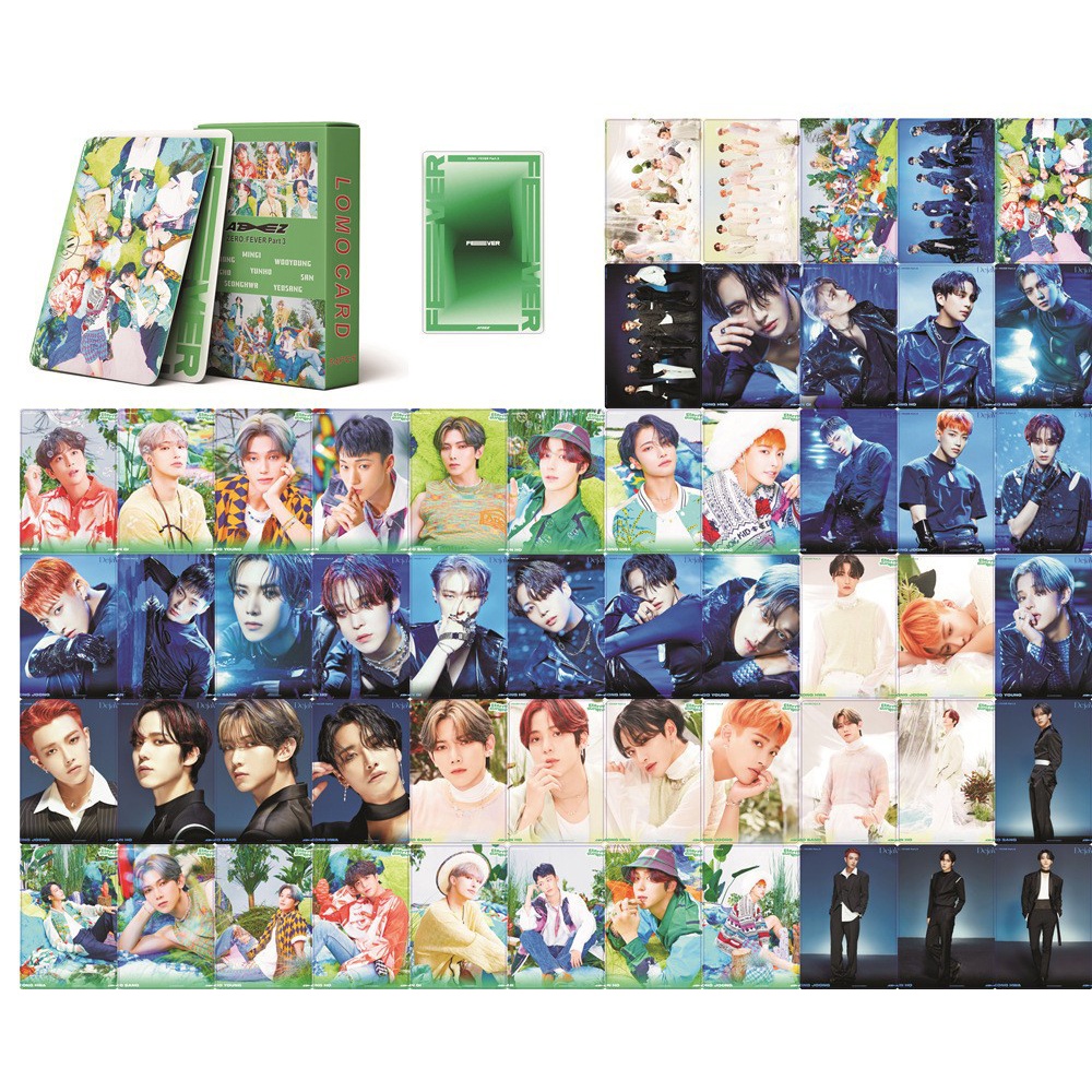 ATEEZ Album Paradigm Photocard ATEEZ BEYOND : ZERO ROCKY Lomo Card Postcard 55 chiếc / hộp