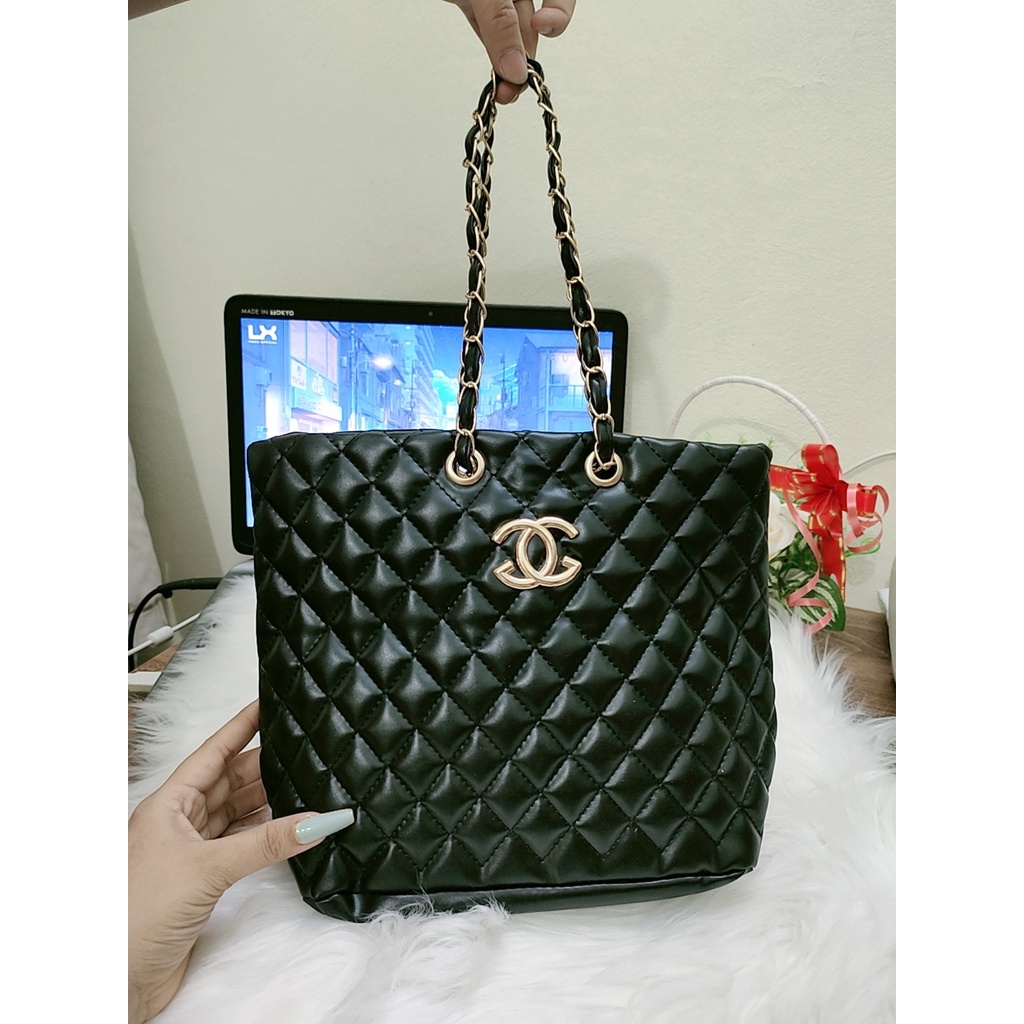 Túi xách chanel size 40 đáng vuông sang trọng - Túi đeo vai thanh lịch size 40 đường chỉ chắc chắn