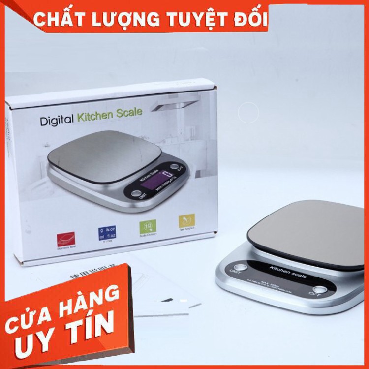 Cân tiểu ly điện tử siêu chính xác dải cân 3kg - 0.1g, cân điện tử mini -Bảo hành 12 tháng