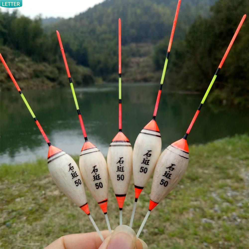 Set 5 Phao Câu Cá Gỗ Balsa Chất Lượng Cao Bền Bỉ Tinh Tế Hàng Bán Chạy