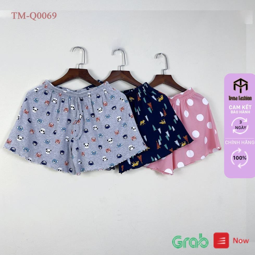 Quần đùi short nữ THE MEI 1992 cao cấp - Quần sooc nữ chất len tăm lạnh co giãn cạp chun nhiều hình ngộ nghĩnh đáng yêu | BigBuy360 - bigbuy360.vn