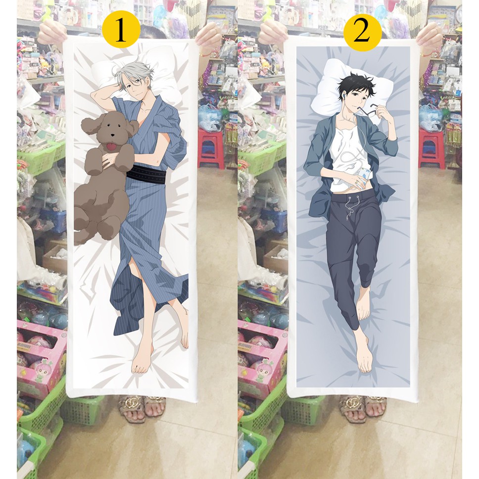 Gối ôm dài yuri on ice 1mx40cm có bông