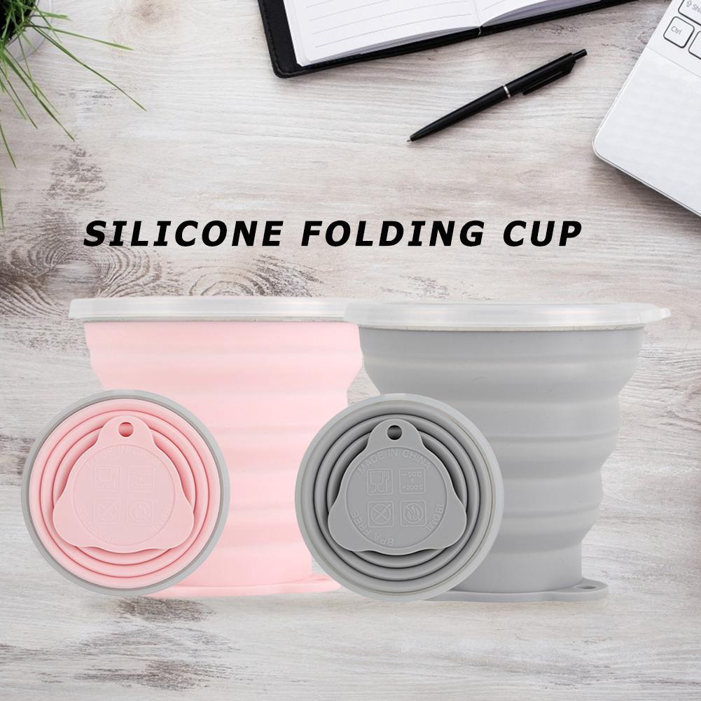 Cốc Nước Silicon 270ml Có Thể Thu Gọn Tiện Dụng