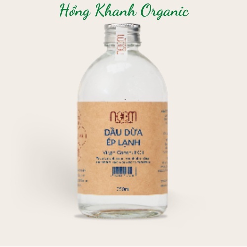 Dầu Dừa Ép Lạnh Noom - 350ml - 100ml - 50ml - Nguyên Chất - Không Tinh Luyện