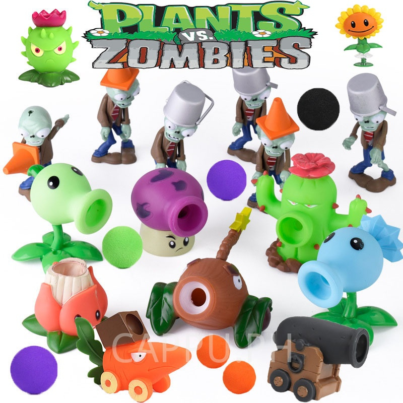 Mô hình nhân vật trò chơi Plants Vs Zombies vui nhộn