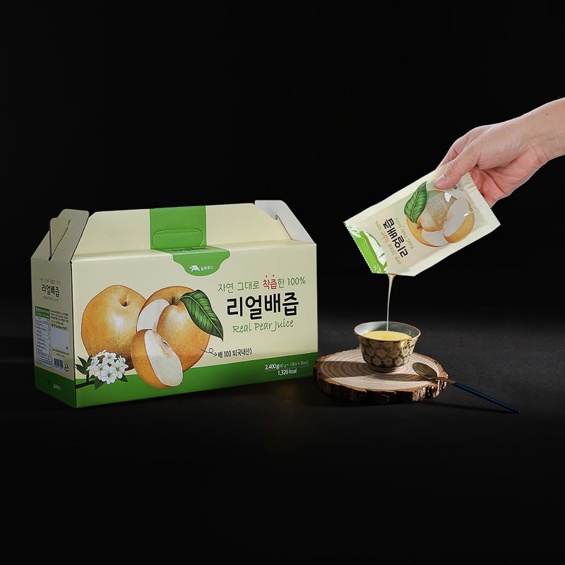 Combo 2 Hộp Nước Ép Lê Nguyên Chất Slowfood (78ml x 30 gói) - K2V Shop