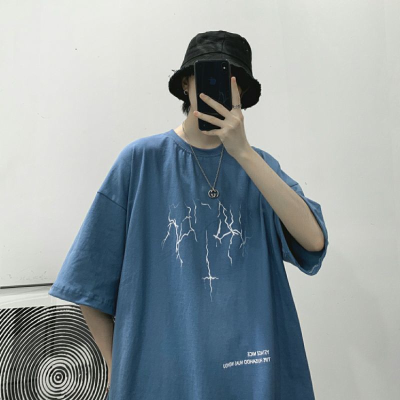 Áo thun tay lỡ nam nữ, áo phông unisex form rộng chất cotton mát mịn thấm hút mồ hôi in hình HOẠT HÌNH | BigBuy360 - bigbuy360.vn