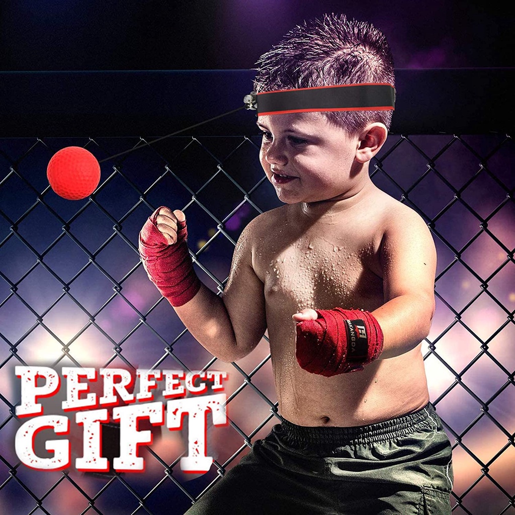 Bóng Tập Phản Xạ Boxing Treo Đầu Loại 1 Bóng Nặng 120gram – Bộ Bóng Tập MMA Phản Xạ Cao Cấp