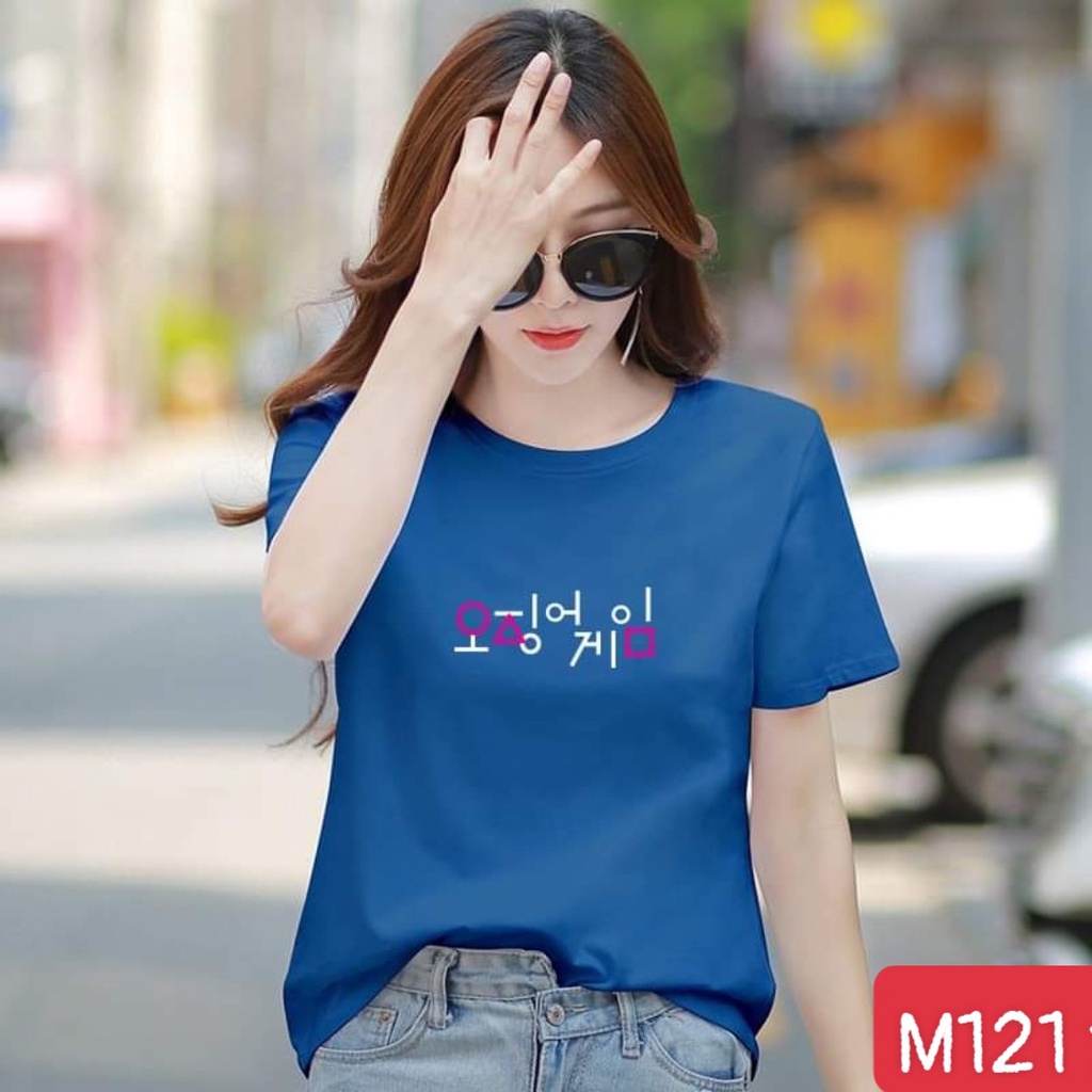 Áo Thun Unisex DOGA M121 Squid Game Trendy Cá Tính