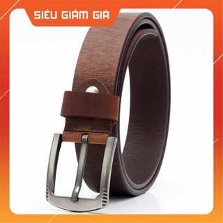 Thắt Lưng Da Nam - Da Bò Sáp , Chất Liệu Đẹp , Bụi Bặm MS : #001 .