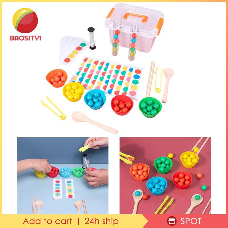 [Baosity1] Đồ Chơi Ống Nghiệm Thử Nghiệm Hạt Luyện Tư Duy Logic Cho Bé Trai Và Bé Gái