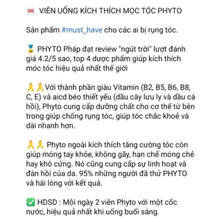 Gội dài, mọc tóc Phyto Paris PHYTOPHANÈRE