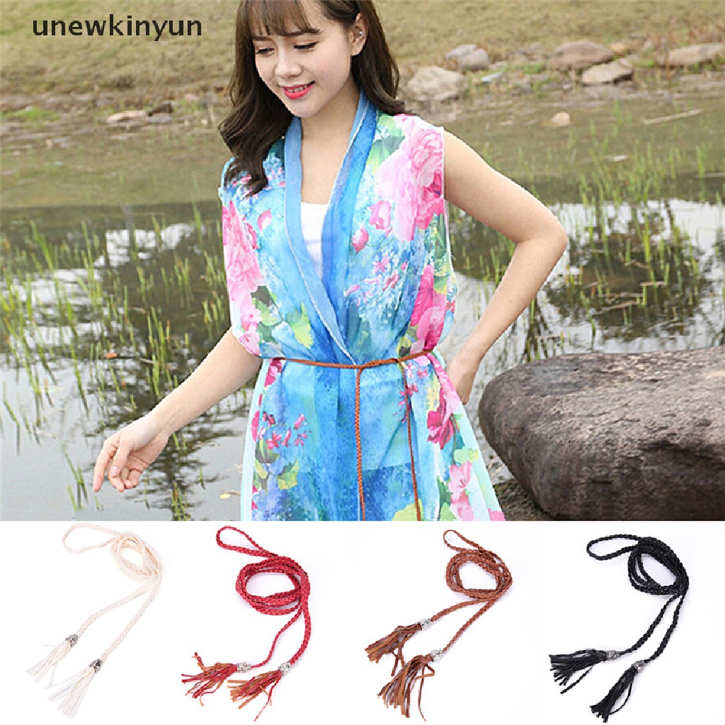 Mới Dây Nịt Da PU Thiết Kế Đơn Giản Phong Cách Boho