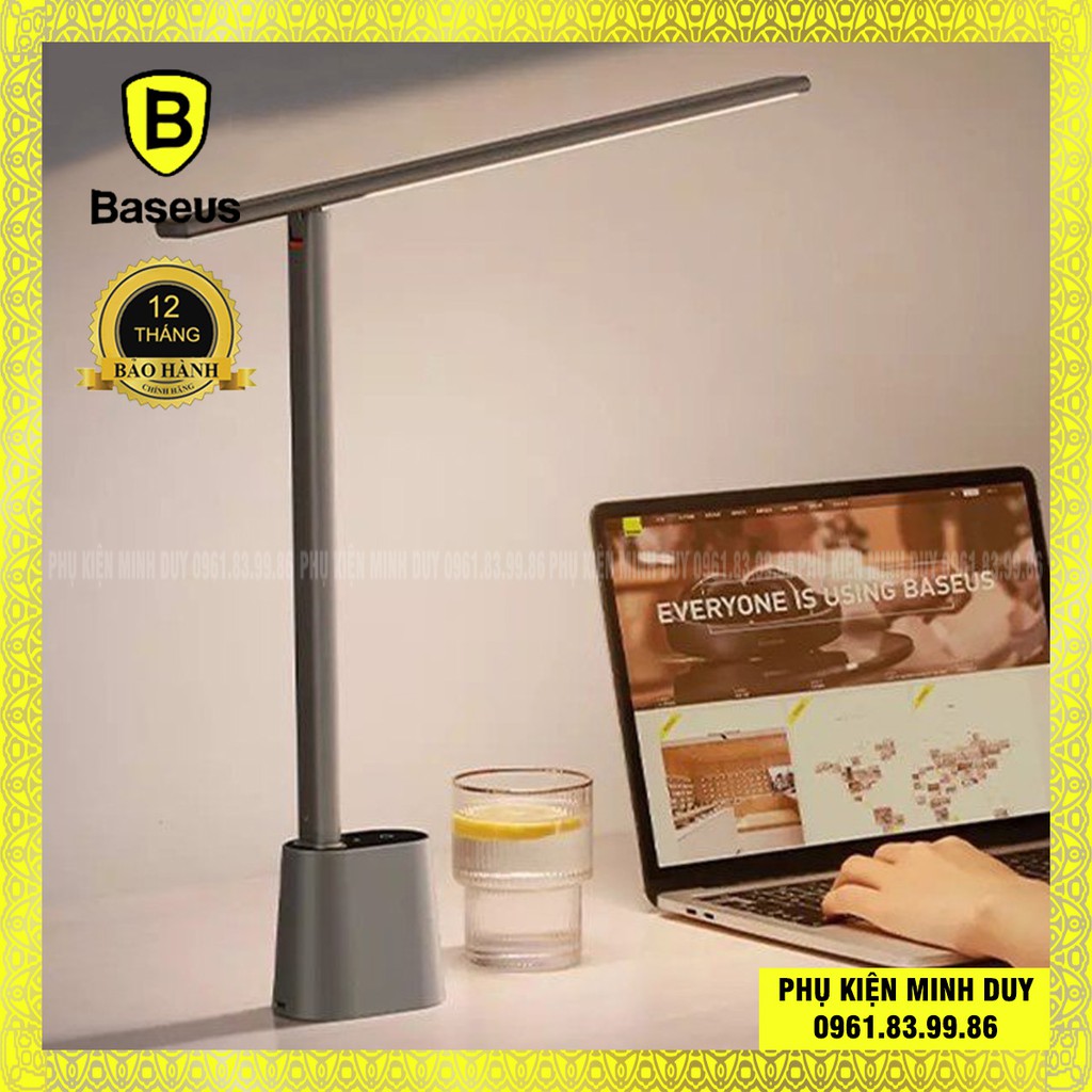 Đèn để bàn thông minh Baseus Smart Eye Series Charging Folding Reading Desk Lamp (Cảm biến ánh sáng tự động)