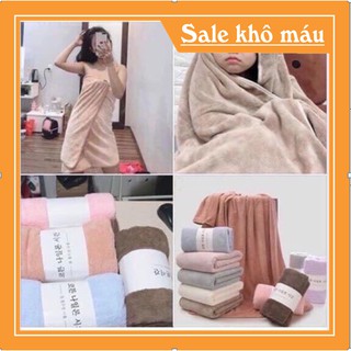 Khăn tắm HÀN QUỐC siêu mịn thấm nước cao cấp