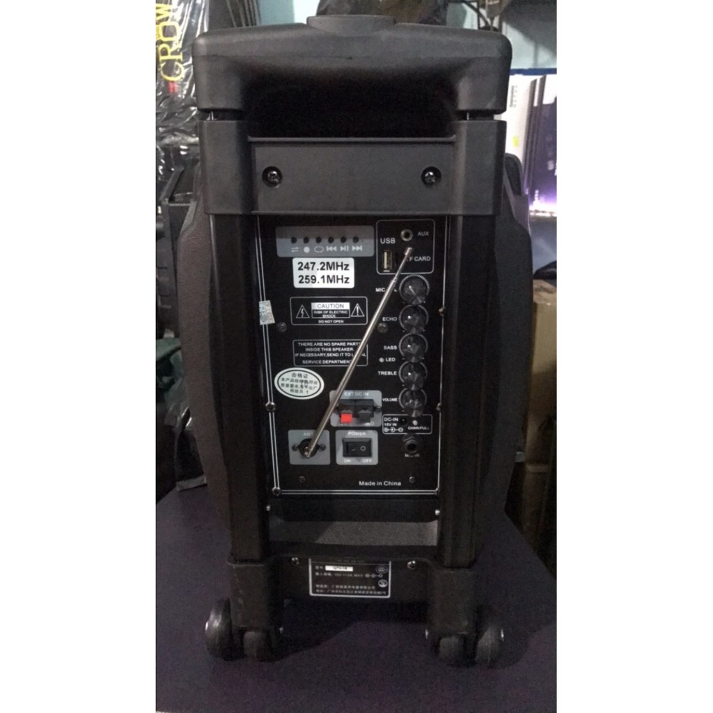 LOA KÉO DI ĐỘNG TEMEISHENG Q7S-16 TẶNG 2 MICRO - Huco Việt Nam