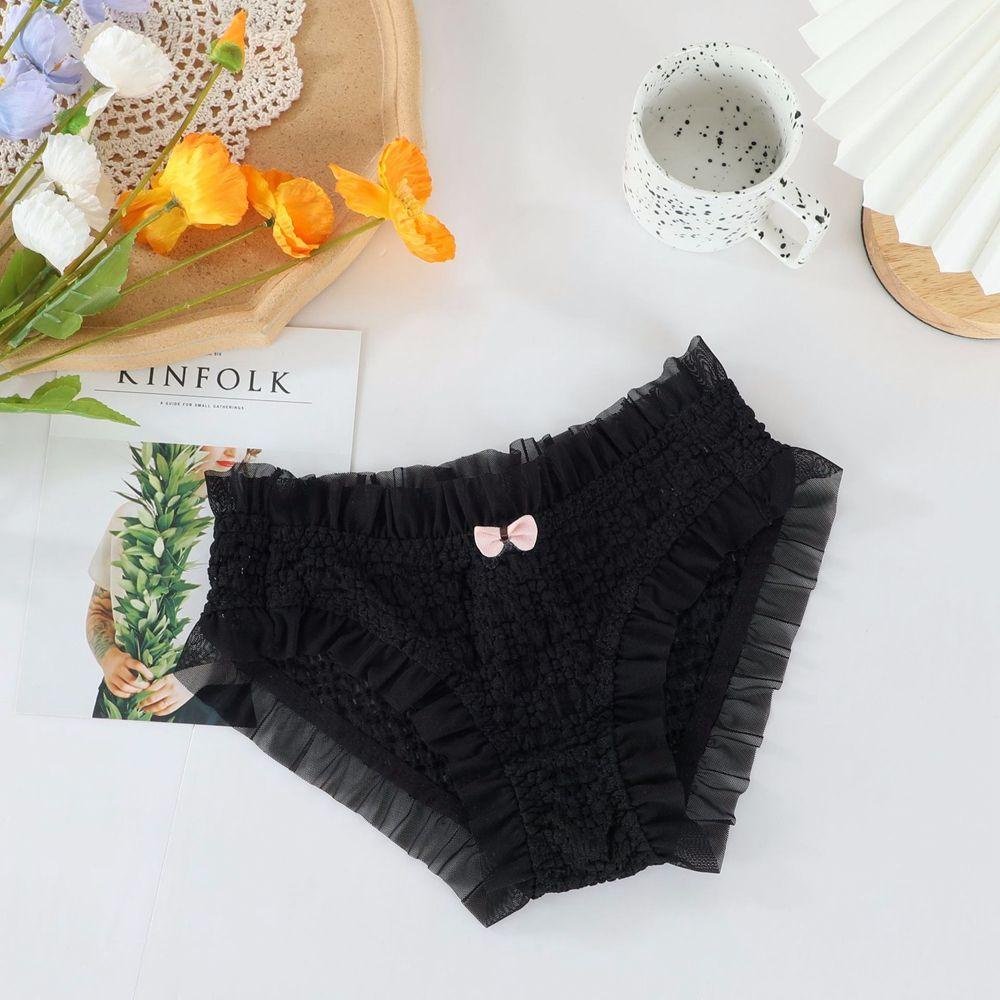 OCEANMAP Quần Lót Cotton Thoáng Khí Họa Tiết Hoa Xinh Xắn Cho Nữ