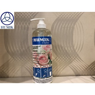 Nước cắm hoa humik farm công nghệ ion đồng chai 1 lít pha được 200 lít nước