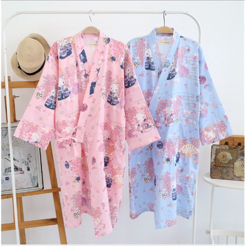 Áo Yukata choàng tắm, choàng ngủ thích hợp cho cả Nam và Nữ