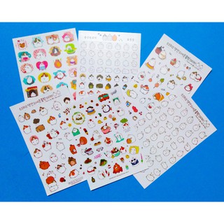 1 tấm sticker thỏ molang ú <3