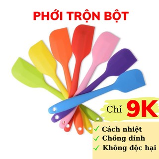 Dụng Cụ Làm Bánh Phới Dẹt Trộn Bột Phết Kem Đánh Trứng Silicon Chịu Nhiệt Su..Home