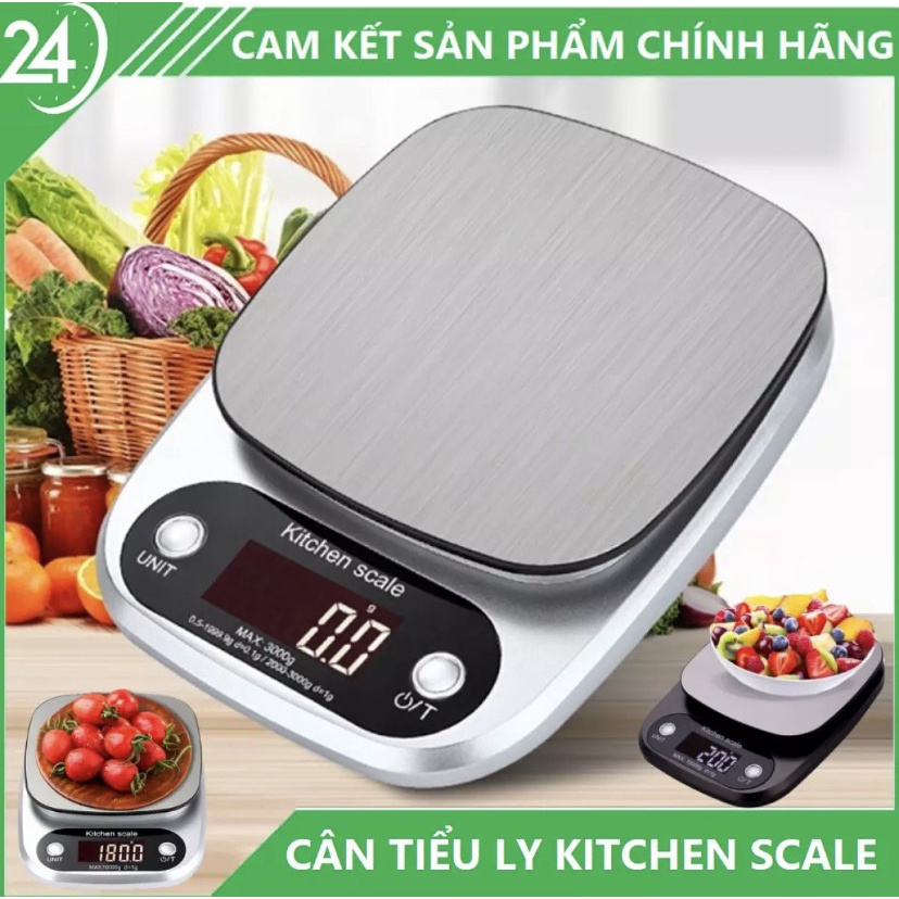 Cân điện tử thực phẩm dùng trong nhà bếp Ebalance Kitchen Scale cân được tới 10kg/1g - 3kg/0.1g. Màn Hình LCD Chính Xác