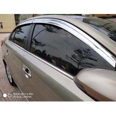 Vè che mưa xe Toyota Vios 2014- 2022 mạ cao cấp, chính hãng Autoclover