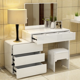 Bộ bàn ghế trang điểm kèm gưong cao cấp, bàn trang điểm BAH035