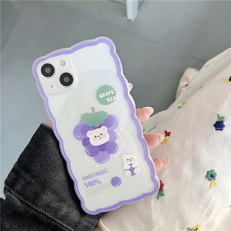 Ốp lưng iphone Ốp Điện Thoại Họa Tiết Gấu Hoạt Hình Cho iphone 11 / 14proPro 14proPro / xsmax / 7 / 8 / 7PLUS11 / 14pro / PLUS / PRO / MAX / MINI / 14-14 - 13 13 Dinuo case