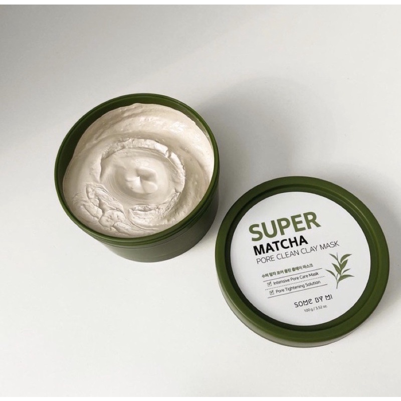 MẶT NẠ ĐẤT SÉT TRÀ XANH SOMEBYMI SUPER MATCHA PORE CLEAN CLAY MASK