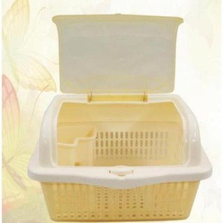 Giá Úp Bát Đĩa Có Nắp Đậy Và Ống Cắm Đũa Tiện Dụng Nhựa Việt Nhật An Toàn 5568 GDTH