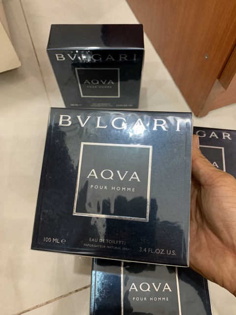 [ NEW ] [Auth] Nước Hoa Nam Chính Hãng Bvlgari Aqva Pour Homme 100ml full seal (như hình tự chụp)