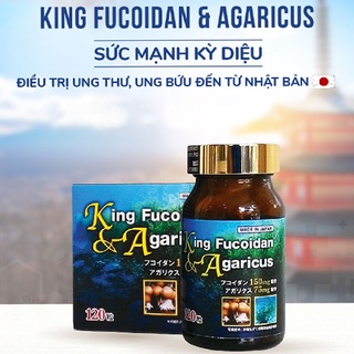 Viên uống King Fucoidan ( KING FUCOIDAN & AGARICUS ) hỗ trợ điều trị ung thư