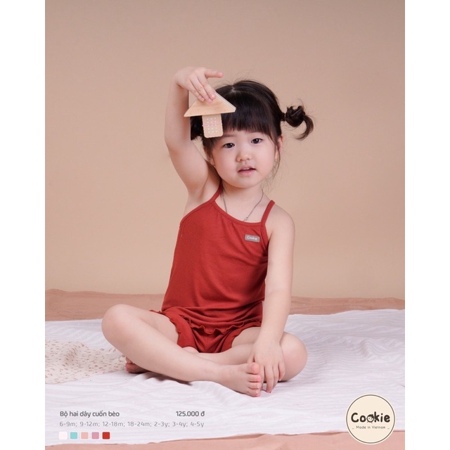 [Cookie] Bộ Hai Dây Cuốn Bèo Cho Bé Chất Cotton Mềm, Mát ( Form nhỏ)