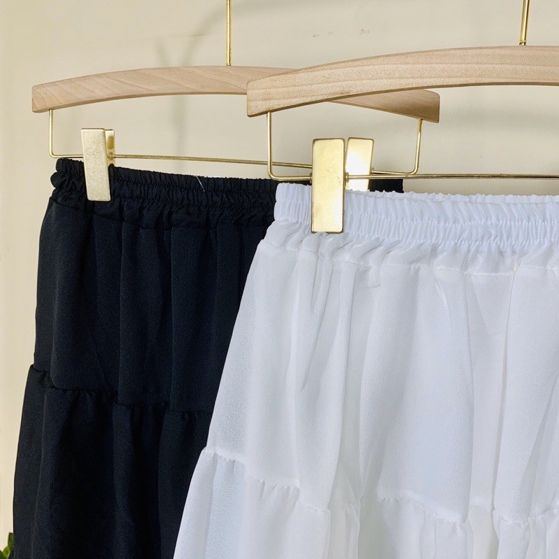 Chân Váy Vintage Nữ  Chân váy Dài Nữ 2 Lớp Voan, 3 Tầng Dáng Dài Ulzzang Siêu Xinh